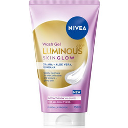 Nivea Luminous Luminous Skin Glow Ενυδατικό Gel Καθαρισμού Προσώπου 150ml