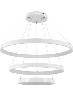 Globostar Nemesis Κρεμαστό Φωτιστικό Οροφής Μονόφωτο LED με Ρυθμιζόμενο Λευκό Φως Λευκό 80x80x80cm KLV-101-0221