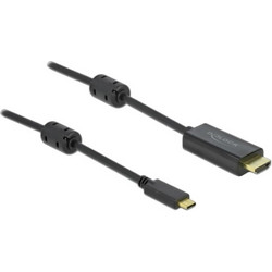 DeLOCK Καλώδιο HDMI Male to USB-C Male 5m Black 85972/51146