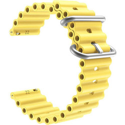 Kostelo Ocean Λουράκι Σιλικόνης Yellow (Universal 18mm)