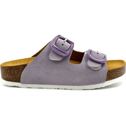 Plakton Γυναικεία Σανδάλια Suede Λιλά 346317