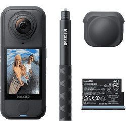 Insta360 X4 Air 360 Starter Bundle Action Camera 360° Υποβρύχια με WiFi και Οθόνη Μαύρη