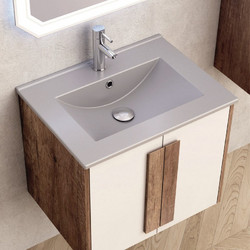 Inter Ceramic Σετ Έπιπλο Μπάνιου με Νιπτήρα ICC6066G BG6451