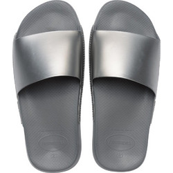 Havaianas Γυναικείες Παντόφλες Καλοκαιρινές Αντιολισθητικές Κολυμβητηρίου Ασημί 4147131-5178