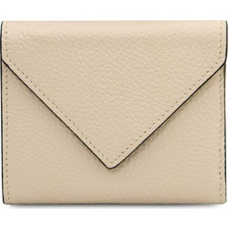 Tuscany Leather Μικρό Δερμάτινο Γυναικείο Πορτοφόλι με Clip Μπεζ TL142607