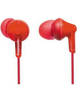 Panasonic RP-HJ125 Ακουστικά Ψείρες Earbuds Κόκκινα