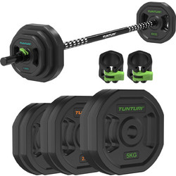 Tunturi 14TUSCL457 Ίσια Μπάρα Σετ με Βάρη Φ30mm 140cm