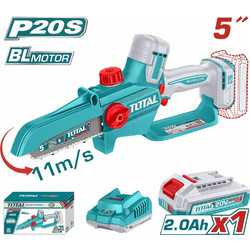 Total TGSLI20561E Κλαδευτικό Αλυσοπρίονο Μπαταρίας 20V 2.15kg με Λάμα 13cm 1x2Ah