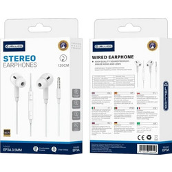 Jellico EP3A Handsfree In-Ear 3.5mm White