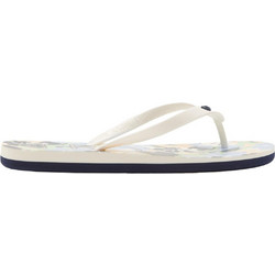 Roxy Tahini Γυναικείες Σαγιονάρες Λευκές ARJL100869-SLN