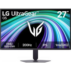LG UltraGear G5 27G523B-B IPS HDR Gaming Monitor 27" 1920x1080 FHD 200Hz 1ms