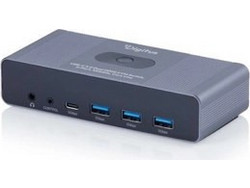 Digitus KVM Switch DS-12856 HDMI DisplayPort USB 3.0 USB-C