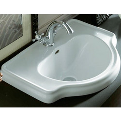 Kerasan Retro Ένθετος Νιπτήρας Μπάνιου Πορσελάνης 62x45.5cm Λευκός 271030