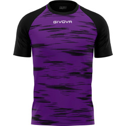 Givova Shirt Pixel Φανέλα Ποδοσφαίρου Μωβ Μαύρη MA035.1410
