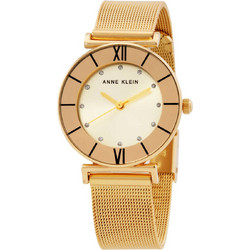 Anne Klein Γυναικείο Ρολόι με Χρυσό Μεταλλικό Μπρασελέ AK-3780CHGBST