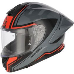 Acerbis Tarmak-X Grey Red Κράνος Μηχανής Full Face 1480gr