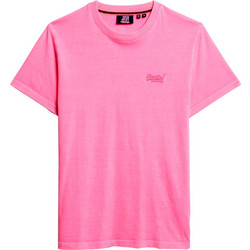 Superdry Flash D4 Ovin Essential Ανδρικό Αθλητικό T-Shirt Ροζ M1012065A-C8I