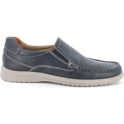 IMAC Ανδρικά Μοκασίνια Loafers Δερμάτινα Navy Μπλε 101250