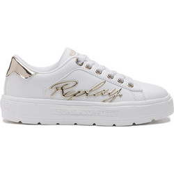 Replay Παιδικά Sneakers Λευκά Χρυσά JZ570001S-199