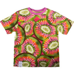 PCP Kiddo Παιδικό T-Shirt Κοντομάνικο Πορτοκαλί Φούξια Πράσινο SKIDD0001
