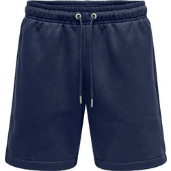 Only & Sons Αθλητική Ανδρική Βερμούδα Navy Μπλε 22033198