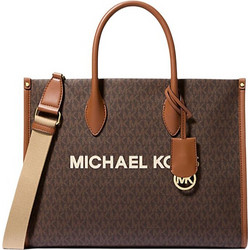 Michael Kors Γυναικεία Τσάντα Χειρός Δερμάτινη Καφέ 35R5G7ZT2B