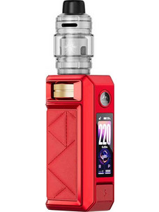 VooPoo Drag 6 Red Ηλεκτρονικό Τσιγάρο Mod Kit 5ml με Ενσωματωμένη Μπαταρία