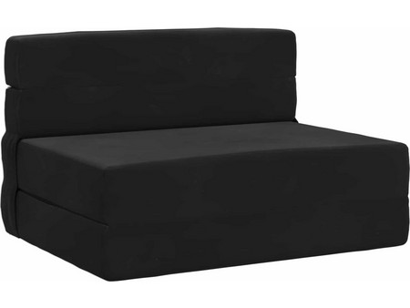 vidaXL Διθέσιος Καναπές Κρεβάτι Μαύρος 70x72x60cm 900079