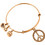 Alex and Ani Γυναικείο Βραχιόλι Βέργα Ροζ Χρυσό A09EB139RG