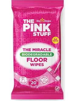 The Pink Stuff The Miracle Biodegrable Floor Wipes 20τμχ