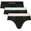 Calvin Klein Ανδρικά Σλιπ Βαμβακερά Μαύρα 3Pack LV00NB4388-3ZG