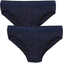 Minerva Ανδρικά Σλιπ Βαμβακερά Navy Μπλε 2Pack 90-21032