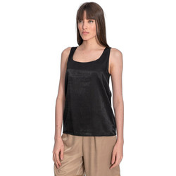 AGGEL Γυναικείο Καλοκαιρινό Top Πλεκτό Μαύρο SS21355KF-7
