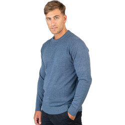 Double Ανδρικό Πουλόβερ Μπλε 252KNIT-8019