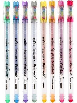 M&G Στυλό Gel 1mm Ασήμι με Glitter GP1311