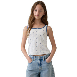 Gap Παιδικό T-Shirt Αμάνικο Λευκό Μπλε 897346001