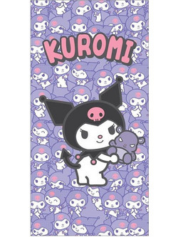 Kuromi Παιδική Πετσέτα Θαλάσσης Microfiber Μωβ 70x140cm 4899
