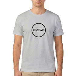 GSA Γκρι Ανδρικό Αθλητικό T-Shirt Γκρι 17-2608