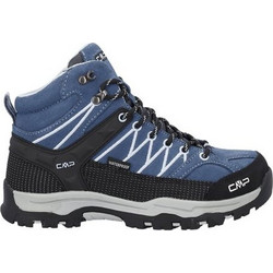 CMP Rigel MID Παιδικά Μποτάκια Χιονιού Μπλε Μαύρα Suede 3Q12944J-12LV