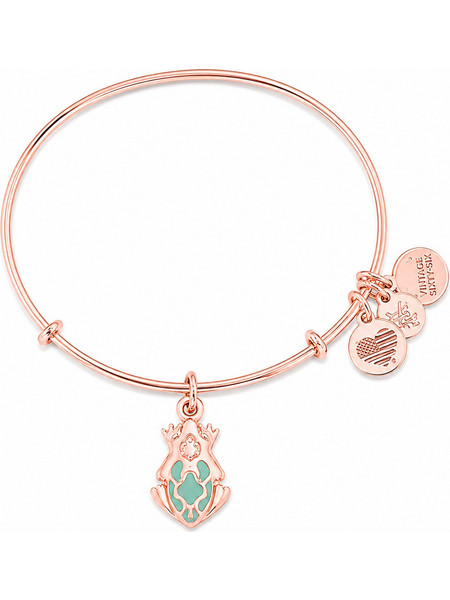 Alex and Ani Γυναικείο Βραχιόλι Βέργα Ροζ Χρυσό A17EB03SR