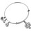 Alex and Ani Γυναικείο Βραχιόλι Βέργα Ασημί A10EB142RS