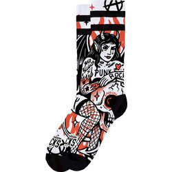 American Socks Devil's Muse Ανδρικές Κάλτσες Ψηλές με Σχέδια Μαύρες AS541