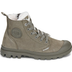 Palladium Γυναικεία Αρβυλάκια Suede Ανθρακί με Γούνα 95982-281-M