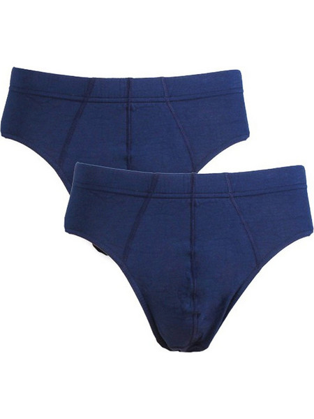 Minerva Ανδρικά Σλιπ Βαμβακερά Navy Μπλε 2Pack 90-20482-851