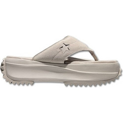 Converse Γυναικείες Σαγιονάρες Flatforms Αντιολισθητικές Μπεζ A20651C