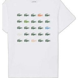 Lacoste Παιδικό T-Shirt Κοντομάνικο Λευκό TJ7369-001