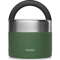 Qwetch Δοχείο Φαγητού Θερμός Inox 850ml Πράσινο