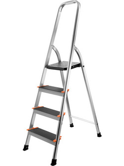 Prostep PS2071 Σκάλα Αλουμινίου Με 4+1 Σκαλοπάτια