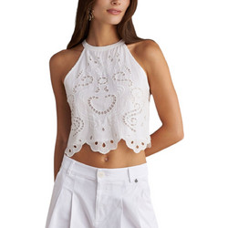 Attrattivo Γυναικείο Καλοκαιρινό Crop Top Λευκό 9921237