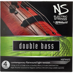 D'Addario NSFW610 Σετ 4 Χορδές Κοντραμπάσου Light Tension 3/4